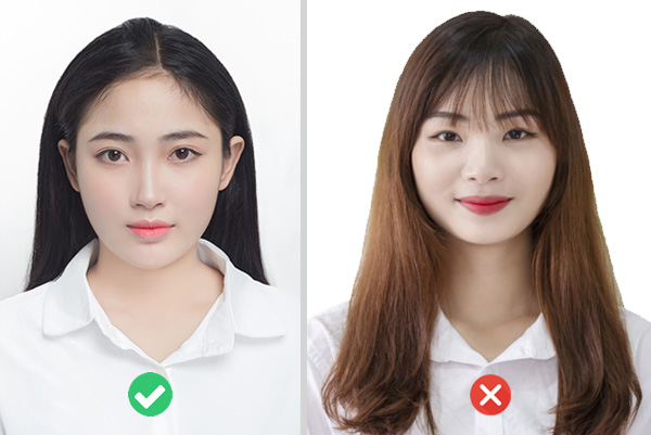 [Giải đáp] Chụp ảnh thẻ có được để tóc mái không?