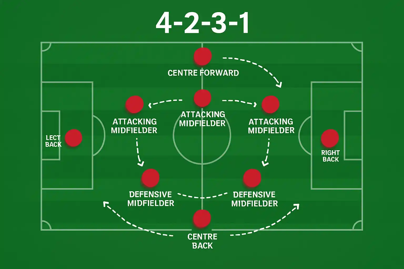 Đội Hình 4-2-3-1 - Chiến Thuật Tấn Công Mạnh Mẽ Nhất